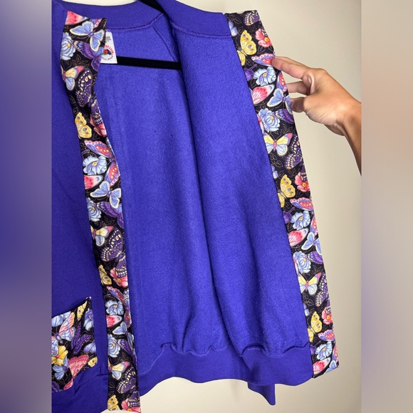 Beautiful Butterfly Open Front Cardigan - Fruit Of The Loom CasualWear - Picture 8 of 13